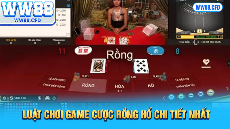 Luật chơi game cược Rồng Hổ chi tiết nhất